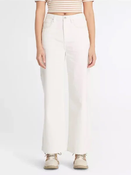 Timberland Широкі джинси Бавовна/ліоцел білий