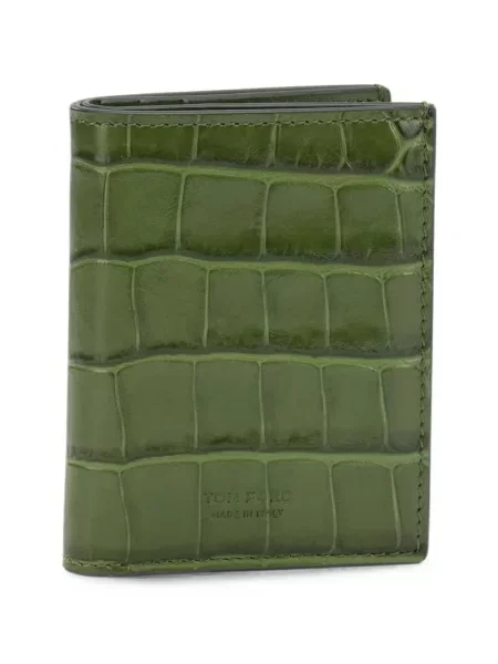 Portofel Tom Ford din piele verde