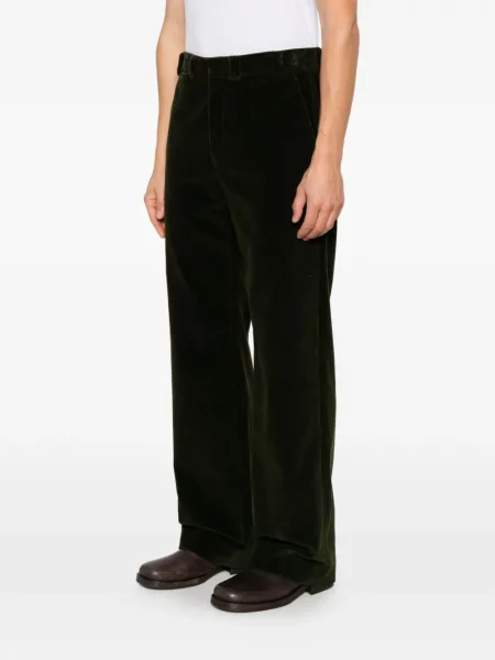 Pantaloni Rier de catifea cord verde