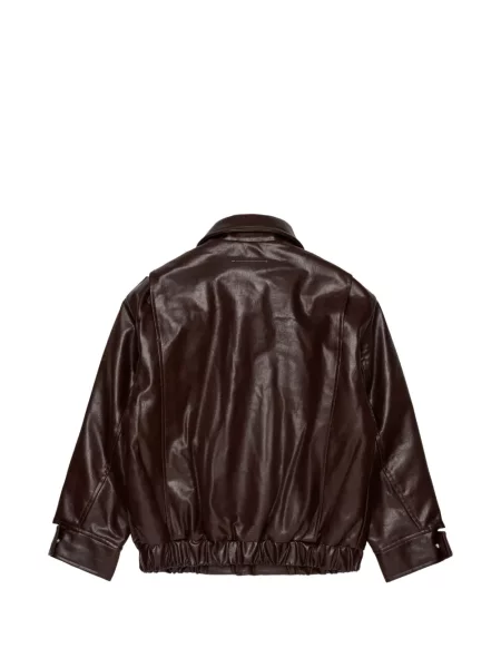 Kurtka dziecięca Mm6 Maison Margiela brązowa