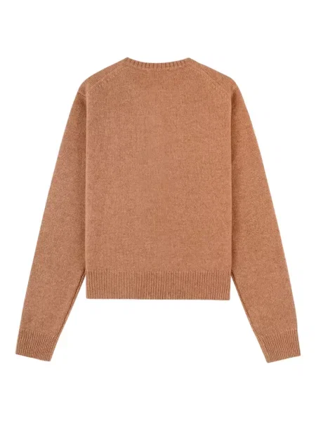 Cardigan Sporty & Rich cu broderie maro