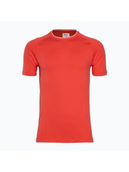 Tricou pentru bărbați Wilson Team Seamless Crew infrared