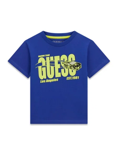 Guess T-Shirt niebieski