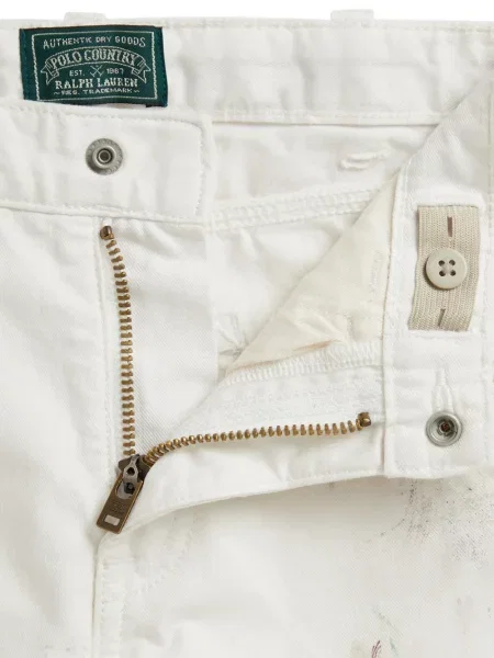Spodnie dziecięce Polo Ralph Lauren białe