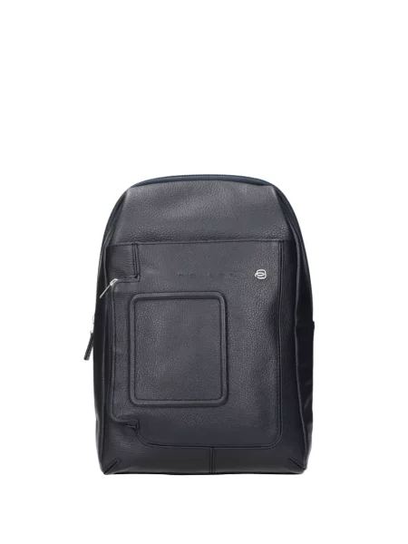 Geantă crossbody Piquadro din piele albastru