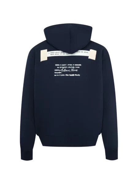Hanorac cu glugă Givenchy cu imagine albastru