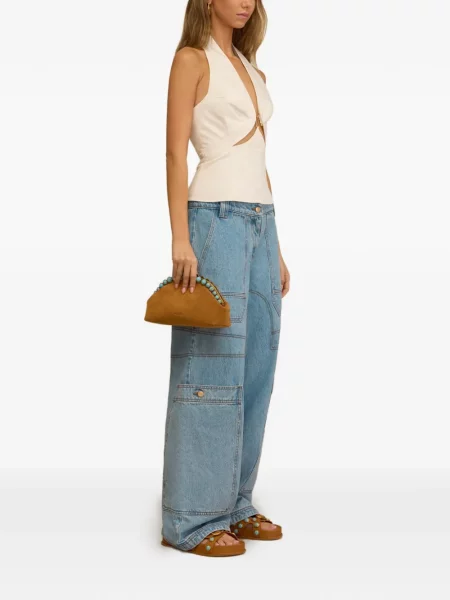 Top Cult Gaia cu gât halter