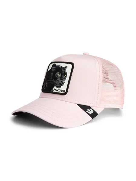 Шапка с козирка и добавен Goorin Bros Panther Trucker розово