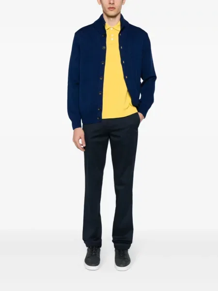 Cardigan Zanone tricotate albastru