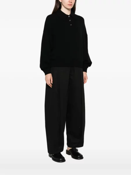Tricou polo Lisa Yang negru