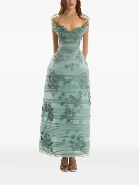 Rochie midi Gemy Maalouf verde