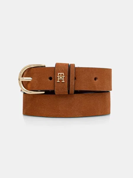 Кожен Tommy Hilfiger кафяво