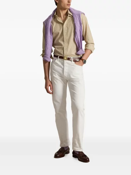 Șosete Polo Ralph Lauren cu broderie în carouri de flanelă verde