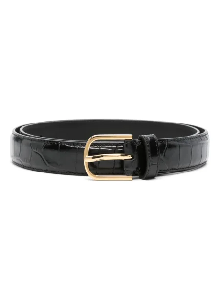 Curea Toteme din piele negru