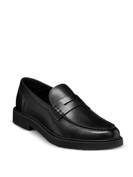Pantofi loafer Geox din piele negru