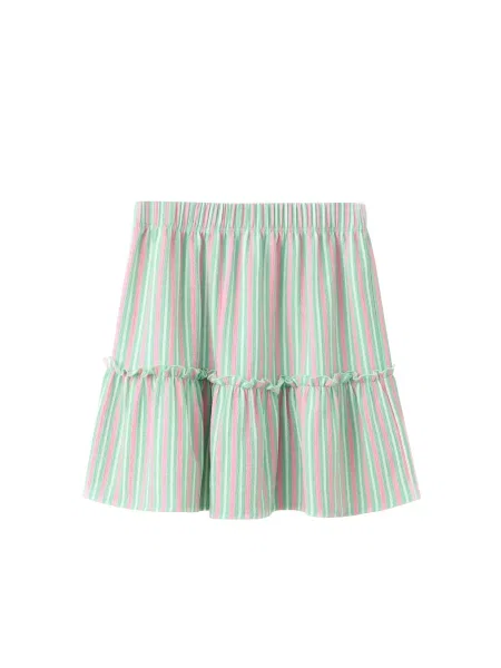 MANGO KIDS Suknja GUMYSET menta / svijetloroza bijela