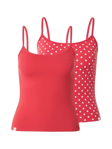 HOLLISTER Top roșu alb