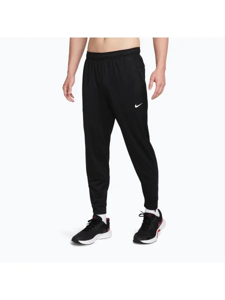 Pantaloni de antrenament pentru bărbați Nike Totality Dri-Fit black/white alb