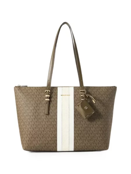 Geantă shopper Michael Kors cu imagine maro