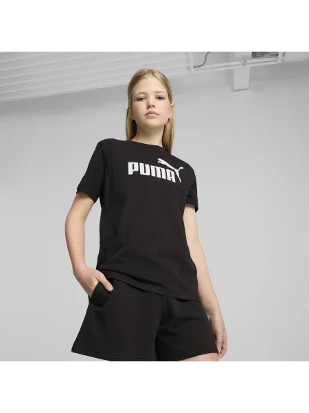 PUMA Młodzieżowa koszulka ESS z logo No. 1 Akcesoria czarny