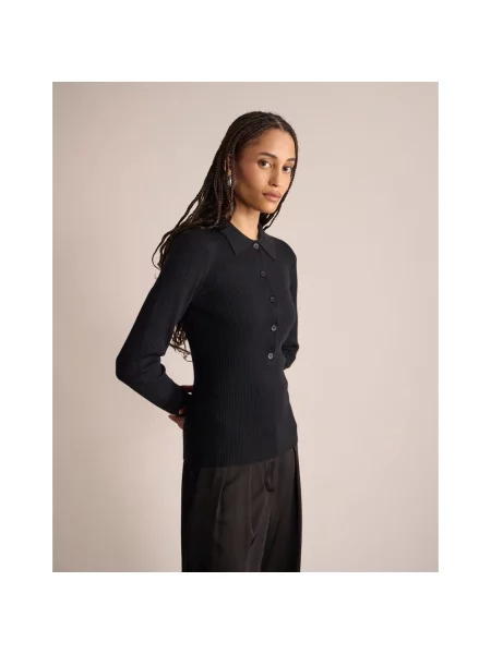 Sweter Ines De La Fressange Paris wełniany czarny