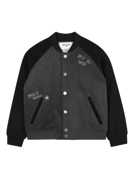 Kurtka bomber dziecięcy Zadig & Voltaire czarny
