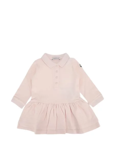 Sukienka mini dziecięca Moncler Enfant różowa