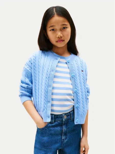 Tommy Hilfiger Kardiganas Žydra mėlyna