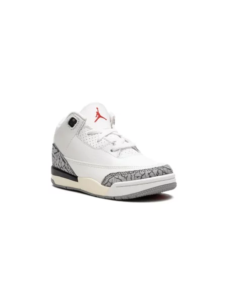 Sneakersy dziecięce Jordan 3 Retro białe