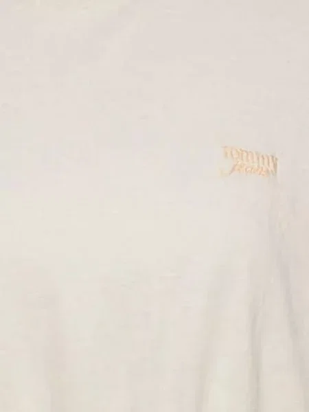 Футболка Tommy Jeans с открытой спиной белая