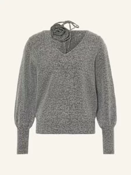 Yerse Sweter Flore grau szary