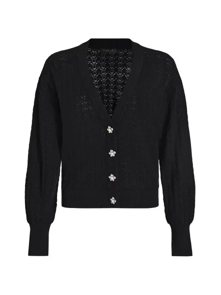 GUESS Geacă tricotată NINA' negru