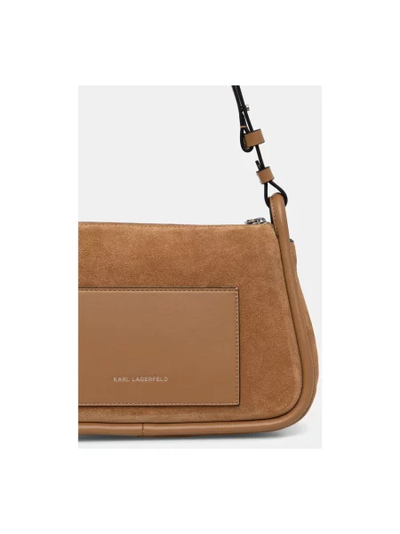 Karl Lagerfeld torebka crossbody K/AUTOGRAPH brązowa