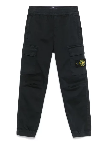 Spodnie cargo dziecięce Stone Island niebieskie