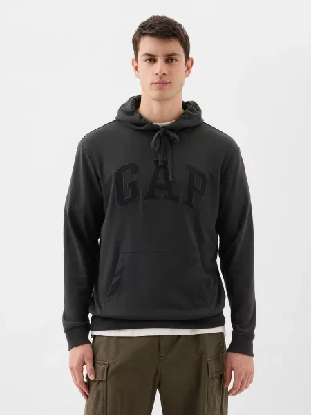 Hoodie Gap s kapuco z avtogramom črna