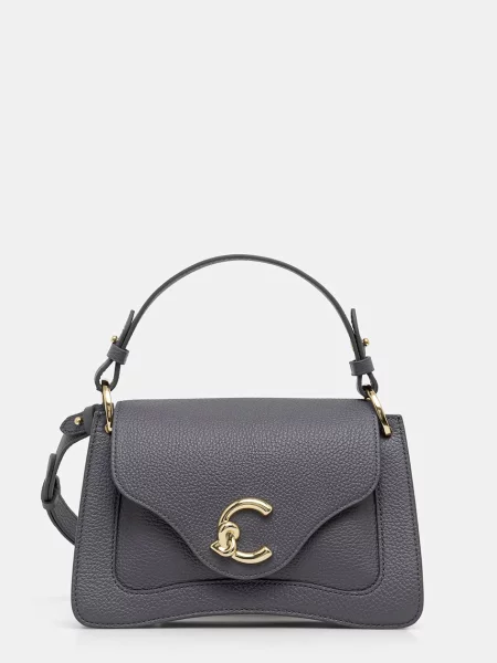 Coccinelle crossbody kabelka dámska kožená sivá