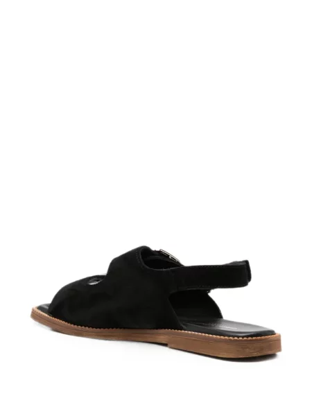 Sandale Sergio Moretti Firenze cu cataramă slingback negru