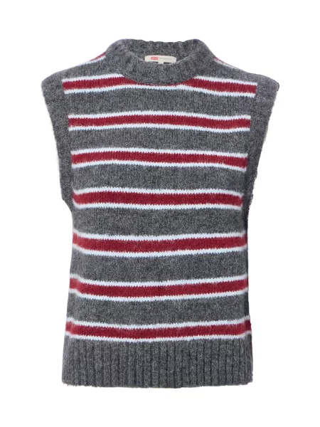 Levi's kamizelka z dodatkiem wełny ALICE SWEATER szara