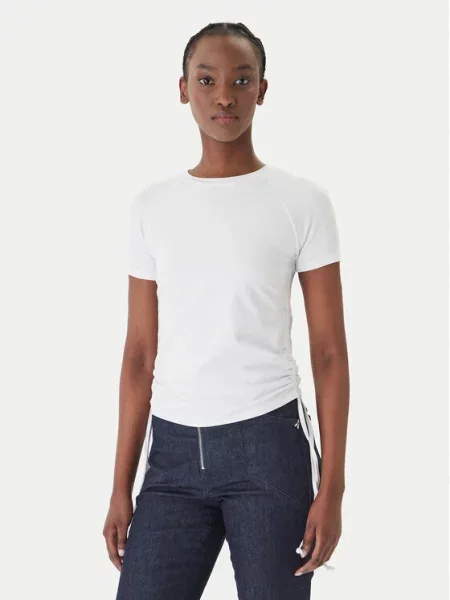 Patrizia Pepe T-Shirt Reglan Fit λευκό