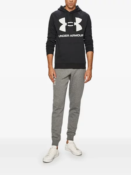 Hanorac cu glugă Under Armour cu imagine negru