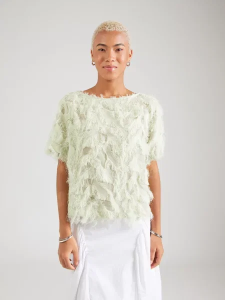 SELECTED Bluză SLFMyline deschis verde