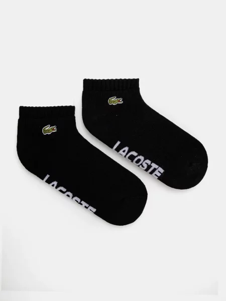 Чорапи Lacoste 2 чифта черно