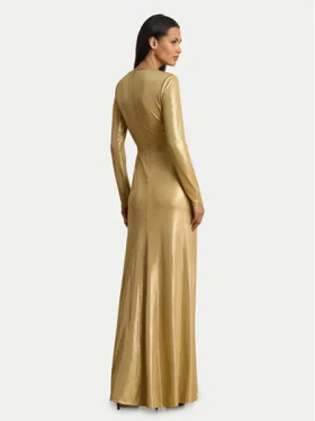 Večerní šaty LAUREN RALPH LAUREN zlaté