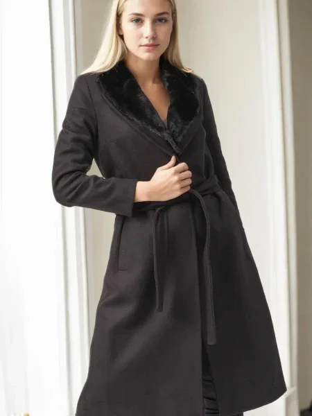 Palton Dewberry negru