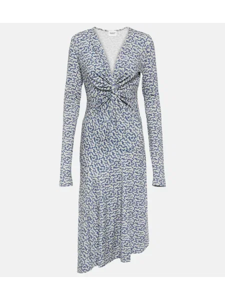 Rochie midi Marant Etoile cu imagine din jerseu până la genunchi