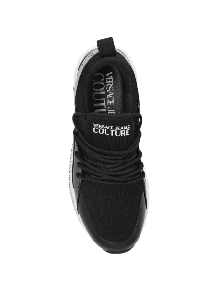 Tenisice Versace Jeans Couture s autogramom crna