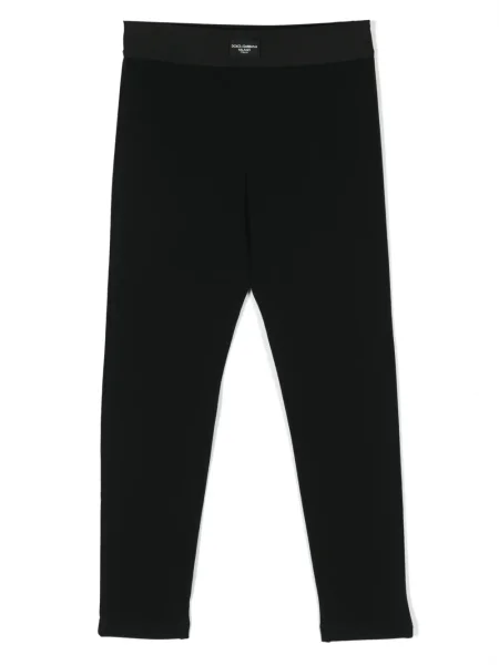 Legginsy dziecięce Dolce And Gabbana czarne