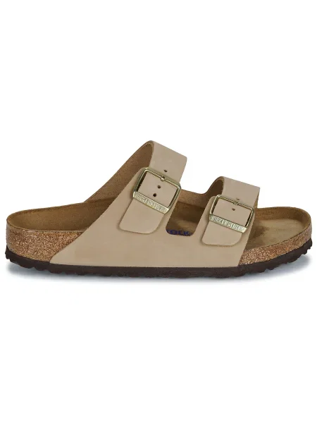Pantofi Birkenstock din nubuc bej
