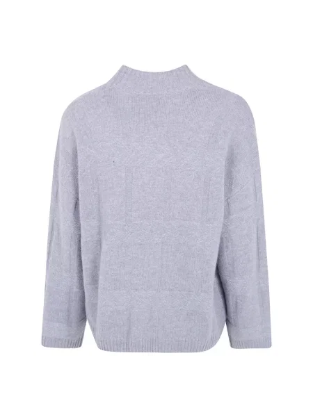 Sweter Emporio Armani z kaszmiru szary