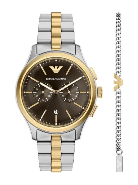 Emporio Armani zestaw zegarek i bransoletka Dario